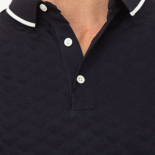 Мужское поло EMPORIO ARMANI POLO BLU