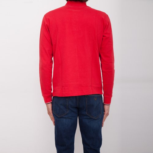Чоловіче поло LA MARTINA MAN POLO S/S HEAVY JERSEY ROSSO