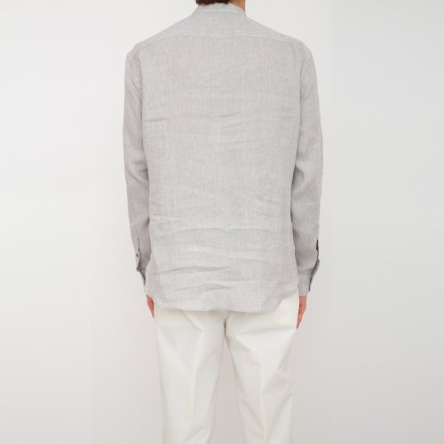 Мужская рубашка с длинным рукавом EMPORIO ARMANI SHIRT GRIGIO