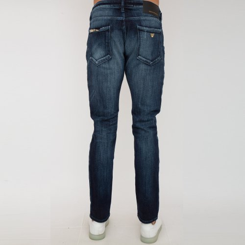 Чоловічі джинси EMPORIO ARMANI 5 TASCHE BLU DENIM