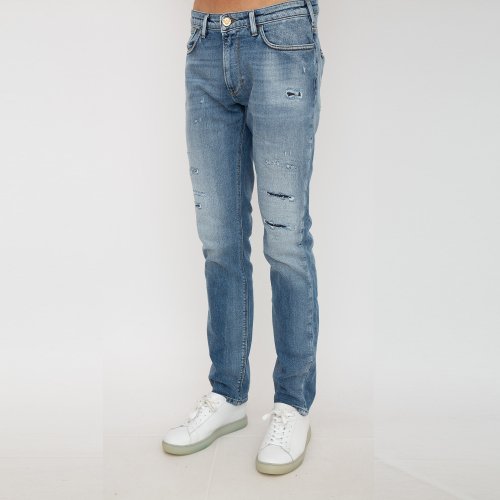Мужские джинсы EMPORIO ARMANI 5 TASCHE BLU DENIM
