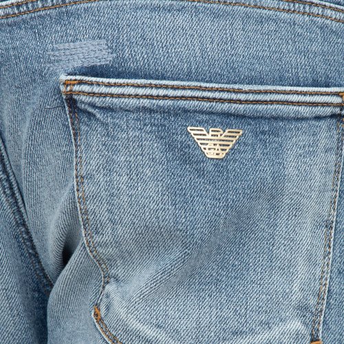 Мужские джинсы EMPORIO ARMANI 5 TASCHE BLU DENIM