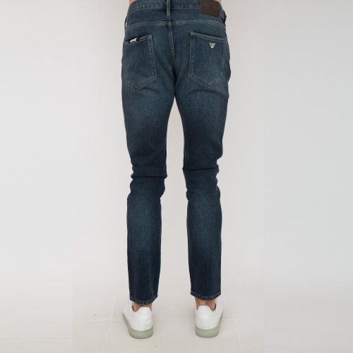 Чоловічі джинси EMPORIO ARMANI 5 TASCHE BLU DENIM