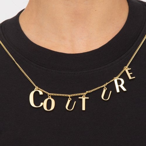Жіноча футболка VERSACE JEANS COUTURE MAGLIETTA T-SHIRT SERIGRAFICHE NERO