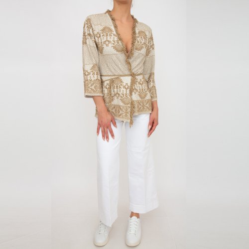 Женский пиджак TWIN-SET GIACCA ORO