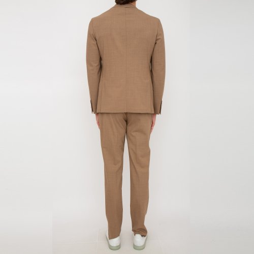 Мужской классический костюм ELEVENTY SINGLE BREASTED SUIT PENCES PANTS CAMMELLO