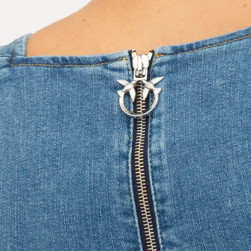 Жіночий топік PINKO Top BLU DENIM