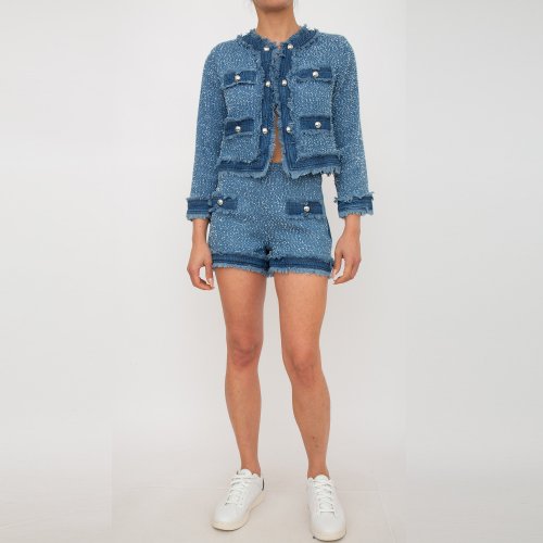 Женские шорты PINKO Pantalone BLU DENIM