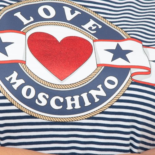 Женская футболка LOVE MOSCHINO MAGLIETTA BLU