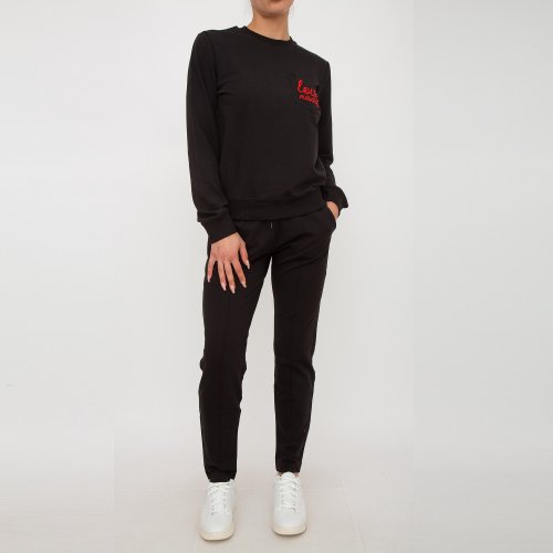 Женский спортивный костюм LOVE MOSCHINO TUTA DA GINNASTICA NERO