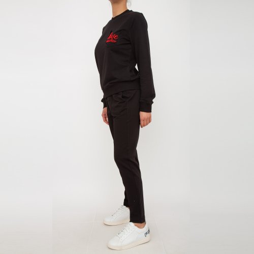 Женский спортивный костюм LOVE MOSCHINO TUTA DA GINNASTICA NERO