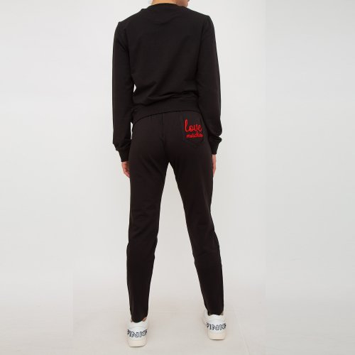 Женский спортивный костюм LOVE MOSCHINO TUTA DA GINNASTICA NERO