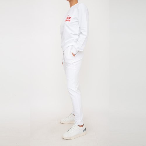 Женский спортивный костюм LOVE MOSCHINO TUTA DA GINNASTICA BIANCO