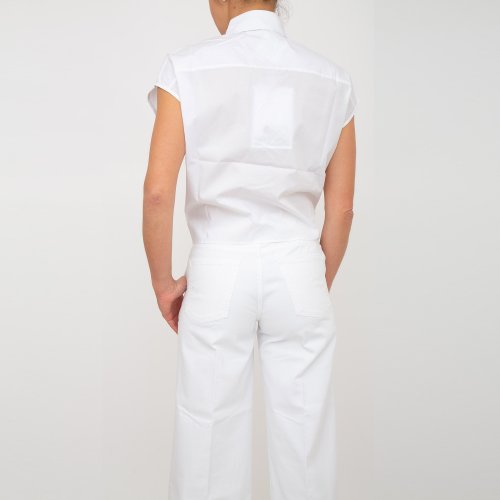 Жіноча сорочка з коротким рукавом LOVE MOSCHINO CAMICIA BIANCO