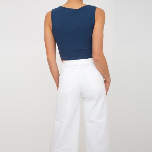 Женский топик LOVE MOSCHINO TOP BLU