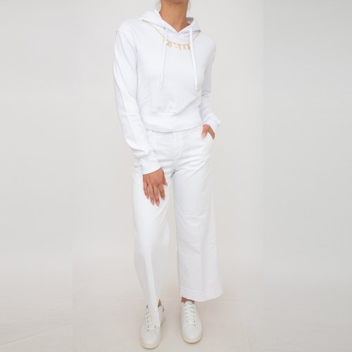 Женская толстовка VERSACE JEANS COUTURE FELPE SERIGRAFICHE BIANCO