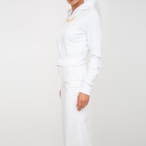 Женская толстовка VERSACE JEANS COUTURE FELPE SERIGRAFICHE BIANCO