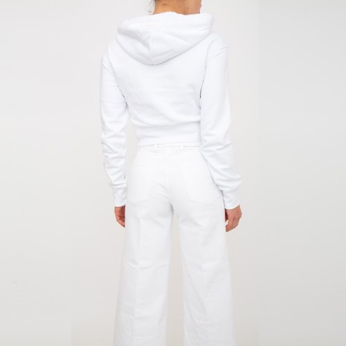 Женская толстовка VERSACE JEANS COUTURE FELPE SERIGRAFICHE BIANCO