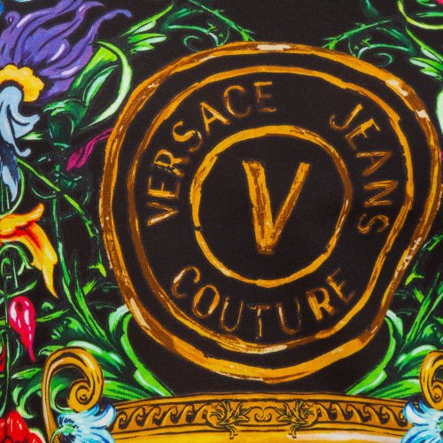 Жіноча футболка VERSACE JEANS COUTURE MAGLIETTA T-SHIRT (GENERICO) NERO