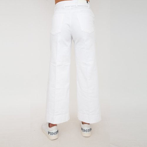 Женские джинсы PINKO 5 Tasche Color BIANCO