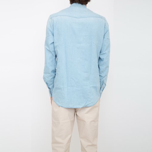 Чоловіча сорочка з довгим рукавом LIU JO CAMICIA BLU DENIM