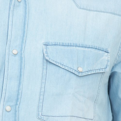 Чоловіча сорочка з довгим рукавом LIU JO CAMICIA BLU DENIM