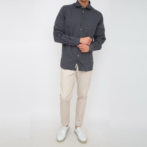 Чоловіча сорочка з довгим рукавом LIU JO CAMICIA BLU