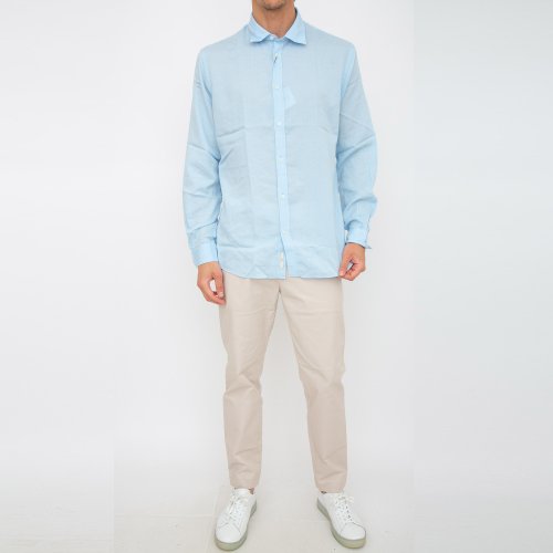 Мужская рубашка с длинным рукавом LIU JO CAMICIA CELESTE