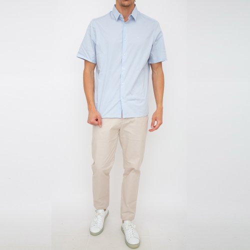 Чоловіча сорочка з коротким рукавом CALVIN KLEIN CAMICIA