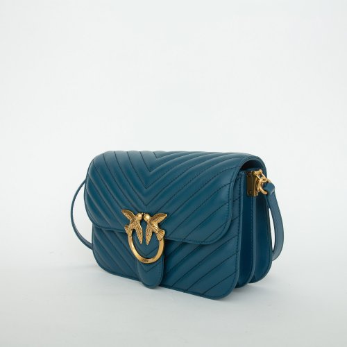 Жіноча кросбоді PINKO Love Bag Borse PETROLIO