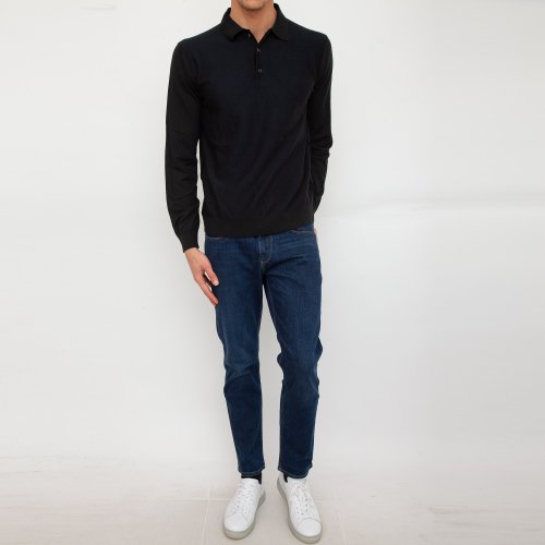 Мужское поло BRIONI POLO BLU