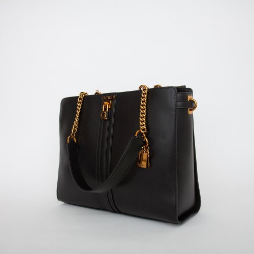 Женская сумка с ручками GUESS JEANS BAGS SATCHEL NERO