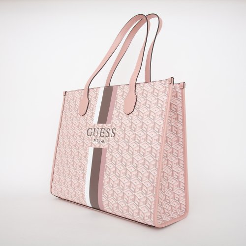 Жіноча сумка з ручками GUESS JEANS BAGS TOTE ROSA