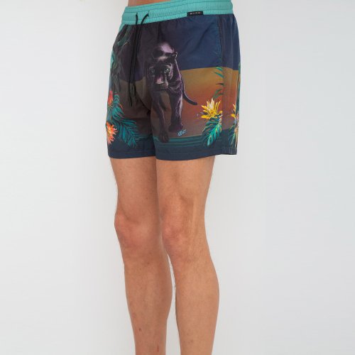 Мужские пляжные шорты ETRO PANTALONCINO MARE VERDE