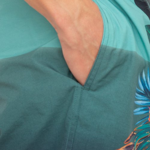 Мужские пляжные шорты ETRO PANTALONCINO MARE VERDE