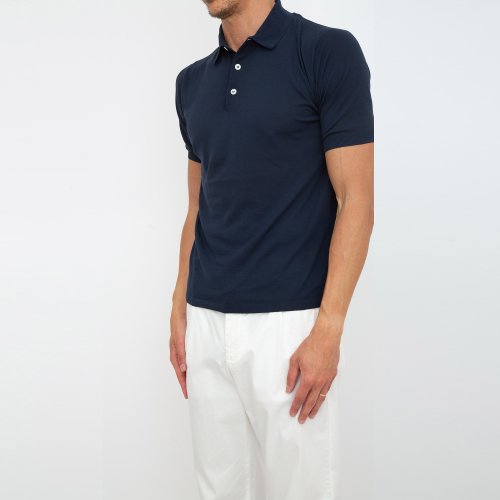 Мужское поло ELEVENTY SHORT SLEEVES POLO BLU