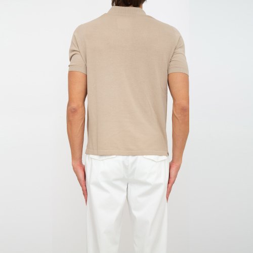 Мужское поло ELEVENTY SHORT SLEEVES POLO BEIGE