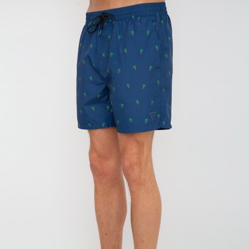Мужские пляжные шорты GUESS JEANS BOTTOM BEACHWR MAN  BOARD SHORT BLU