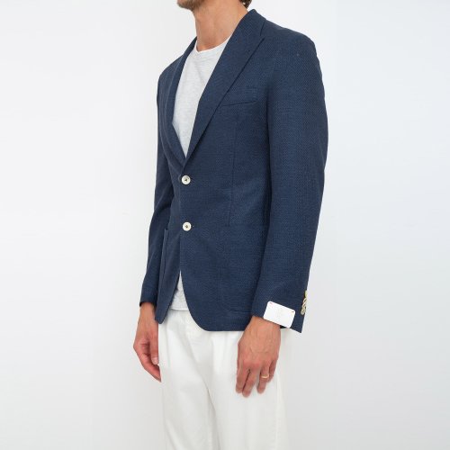 Мужской пиджак ELEVENTY SINGLE BREASTED JACKET BLU