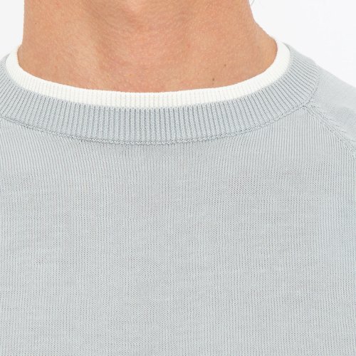 Чоловічий светр ELEVENTY ROUND NECK SWEATER BLU