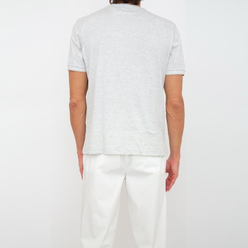Чоловіча футболка  ELEVENTY ROUND NECK T-SHIRT GRIGIO