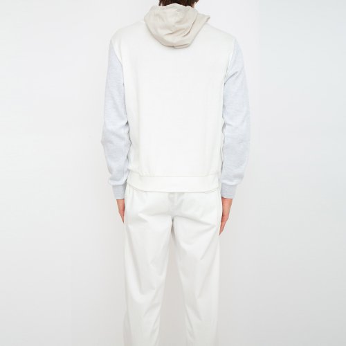 Мужская толстовка ELEVENTY FULL ZIP SWEATSHIRT BIANCO