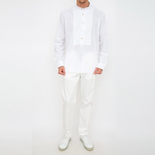 Чоловіча сорочка з довгим рукавом ELEVENTY DANDY SHIRT BIANCO