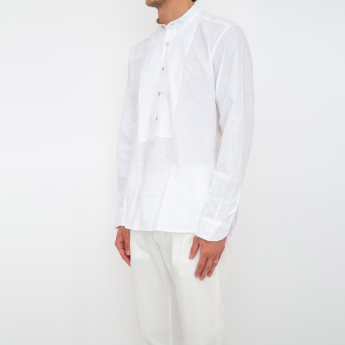 Чоловіча сорочка з довгим рукавом ELEVENTY DANDY SHIRT BIANCO