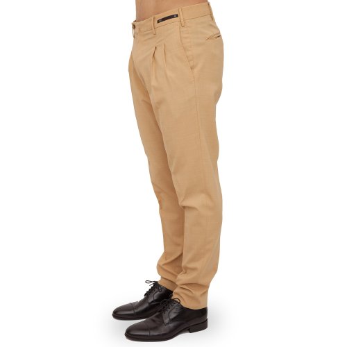 Мужские классические брюки PT01 PANTALONE BEIGE