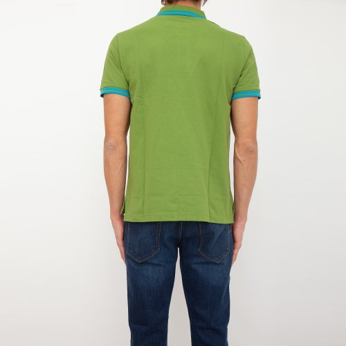 Чоловіче поло ETRO POLO M/C REGULAR CON AVVIATURE VERDE