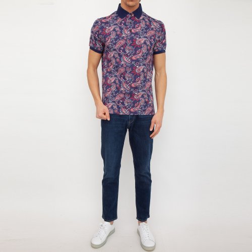 Мужское поло ETRO POLO M/C REGULAR BLU