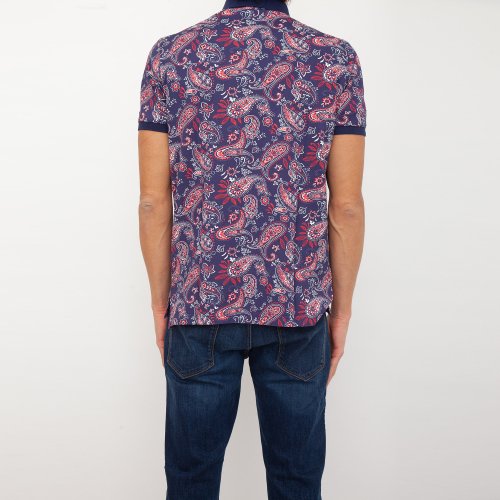 Мужское поло ETRO POLO M/C REGULAR BLU
