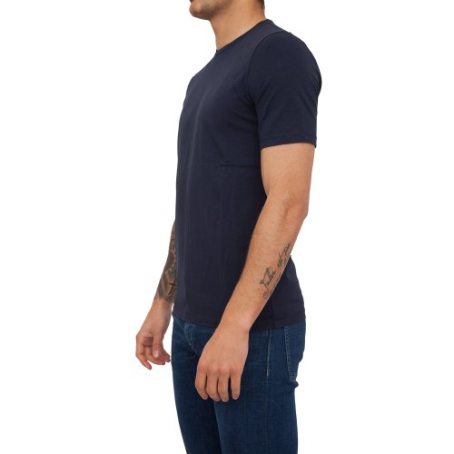 Мужское поло CORNELIANI T-SHIRT BLU