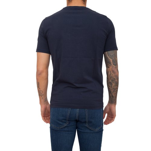 Мужское поло CORNELIANI T-SHIRT BLU